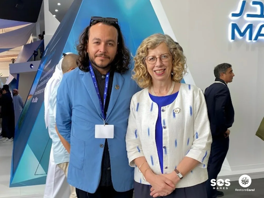 Restore Coral in conversation at a COP28 ocean and climate session